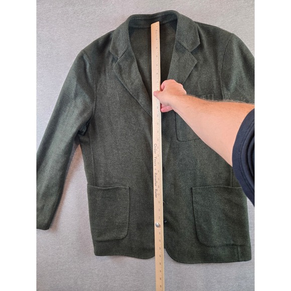 Bonobos Cardigan Blazer Mens 42R Standard Fit Forrest Green Wool Blend 3 Button - Picture 11 of 15